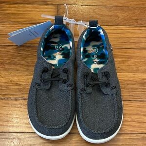 Cat & Jack Toddler Bobby Pull On Sneakers Charcoal Gray 12T